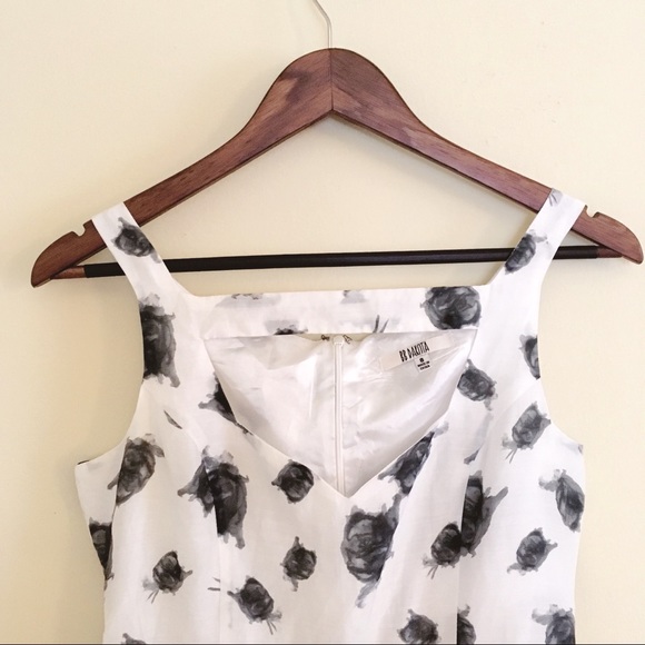 BB Dakota Cutout Sundress Watercolor Print Shift 8 - Picture 3 of 6